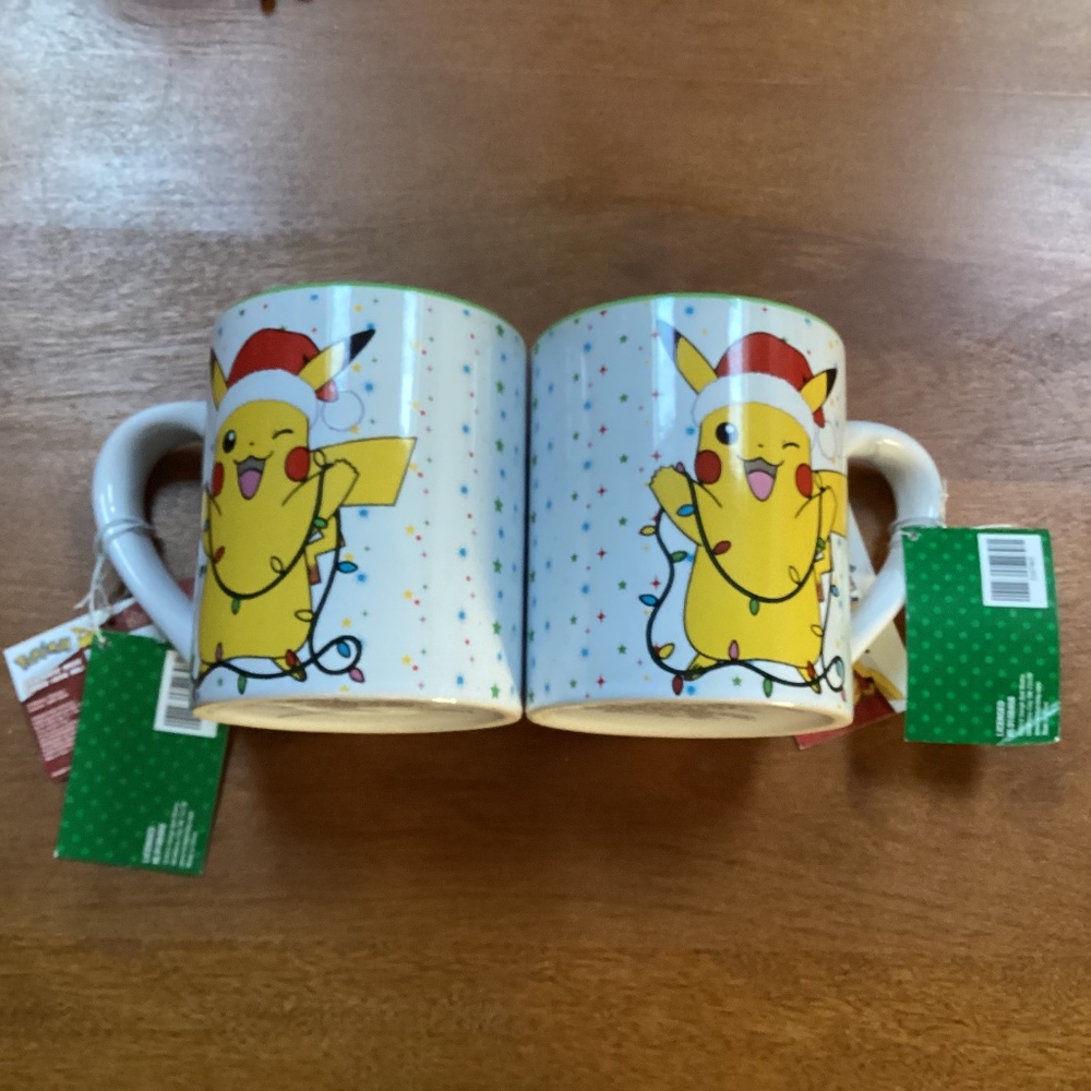 Sleigh Bell Bistro Pokémon Ceramic Mug Bundle New with tag 14 oz
